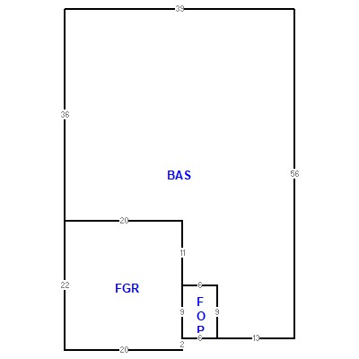 Building layout (traversing data) of this property