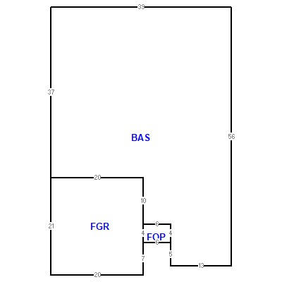 Building layout (traversing data) of this property