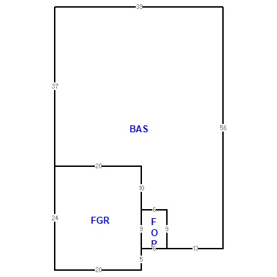 Building layout (traversing data) of this property