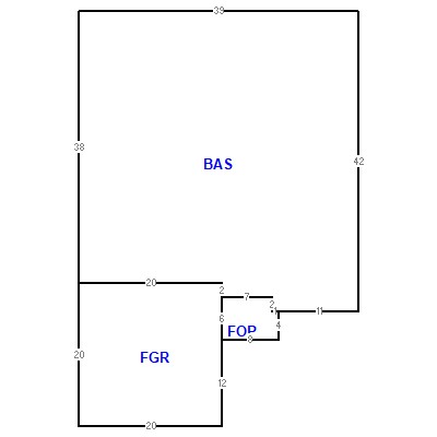 Building layout (traversing data) of this property