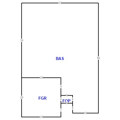 Building layout (traversing data) of this property