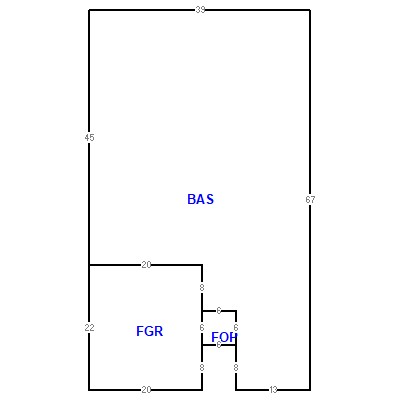 Building layout (traversing data) of this property