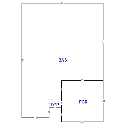 Building layout (traversing data) of this property