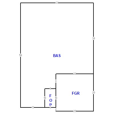 Building layout (traversing data) of this property