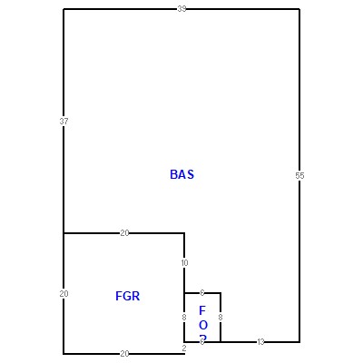 Building layout (traversing data) of this property