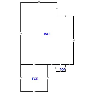Building layout (traversing data) of this property