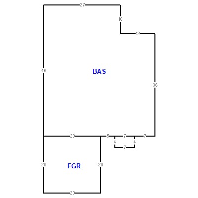 Building layout (traversing data) of this property