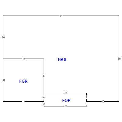 Building layout (traversing data) of this property