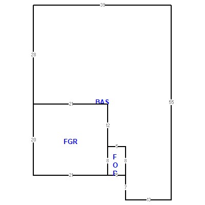 Building layout (traversing data) of this property