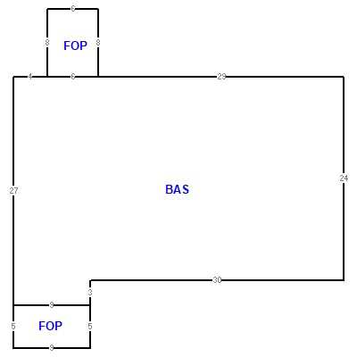 Building layout (traversing data) of this property