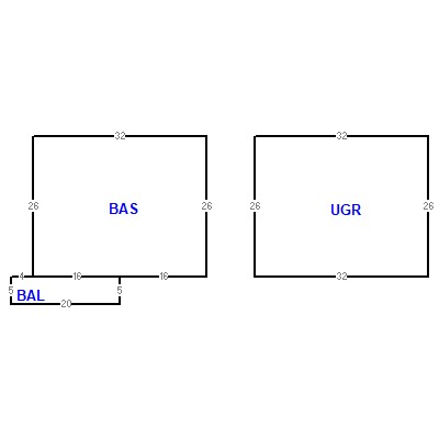 Building layout (traversing data) of this property