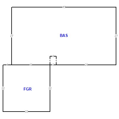 Building layout (traversing data) of this property