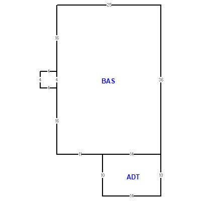 Building layout (traversing data) of this property