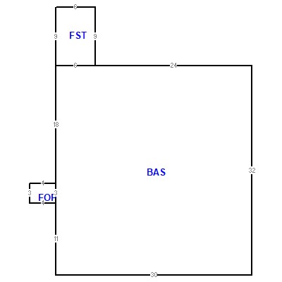 Building layout (traversing data) of this property