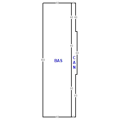 Building layout (traversing data) of this property