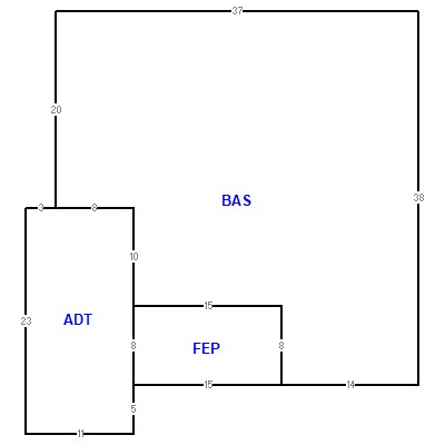 Building layout (traversing data) of this property