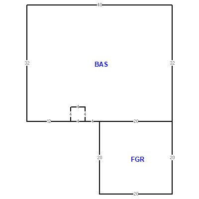 Building layout (traversing data) of this property