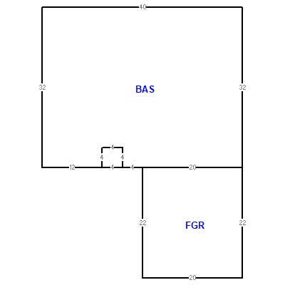 Building layout (traversing data) of this property