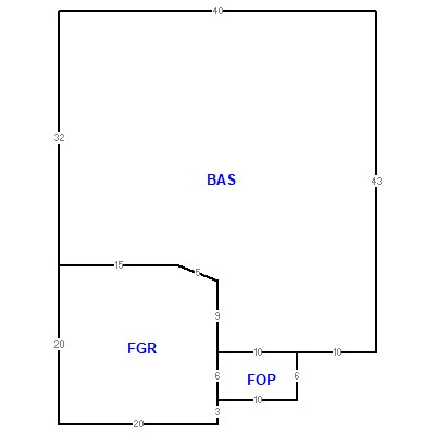 Building layout (traversing data) of this property