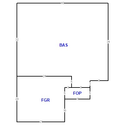 Building layout (traversing data) of this property