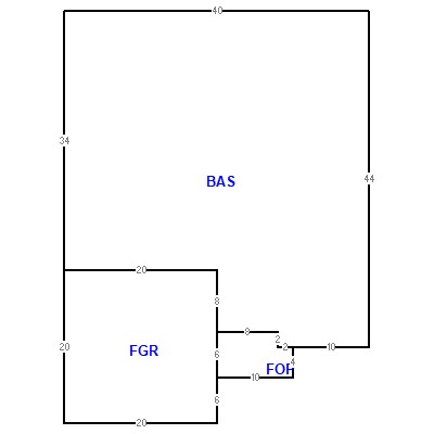 Building layout (traversing data) of this property