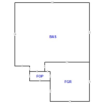 Building layout (traversing data) of this property