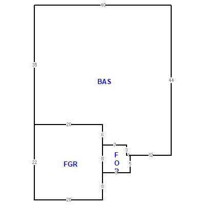 Building layout (traversing data) of this property