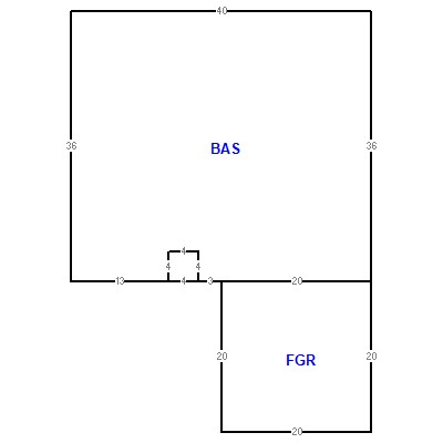 Building layout (traversing data) of this property