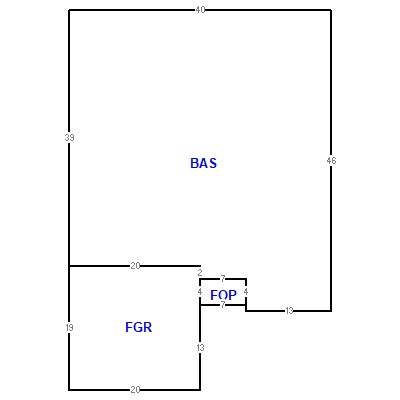 Building layout (traversing data) of this property