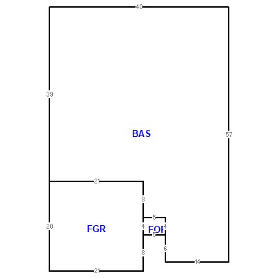 Building layout (traversing data) of this property