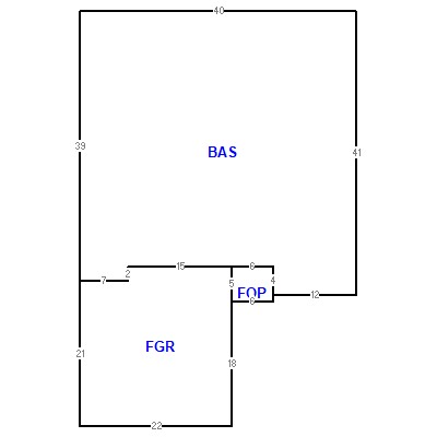 Building layout (traversing data) of this property