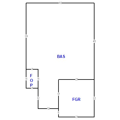 Building layout (traversing data) of this property