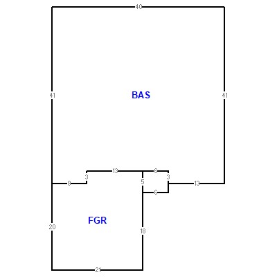 Building layout (traversing data) of this property