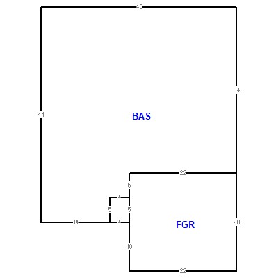 Building layout (traversing data) of this property
