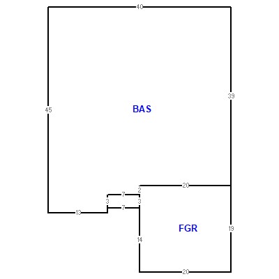 Building layout (traversing data) of this property
