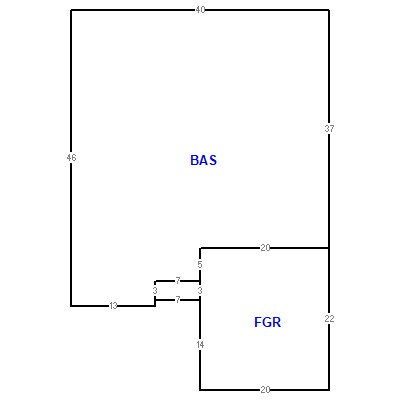 Building layout (traversing data) of this property
