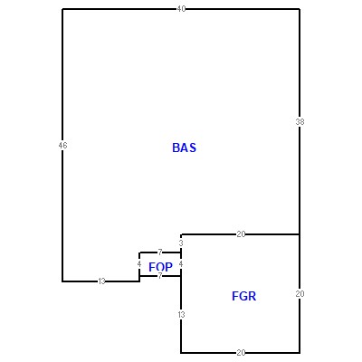 Building layout (traversing data) of this property