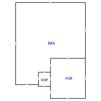 Building layout (traversing data) of this property