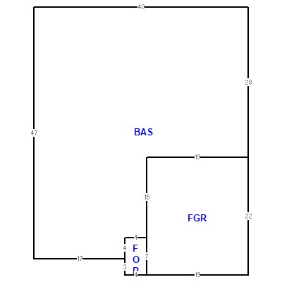 Building layout (traversing data) of this property