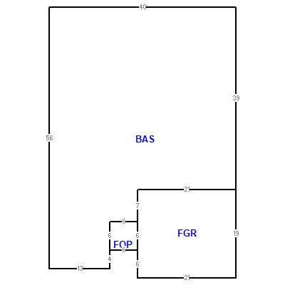Building layout (traversing data) of this property