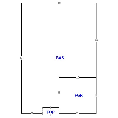 Building layout (traversing data) of this property
