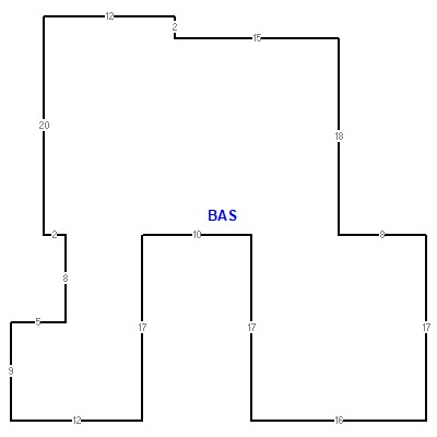 Building layout (traversing data) of this property