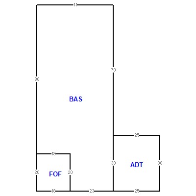 Building layout (traversing data) of this property
