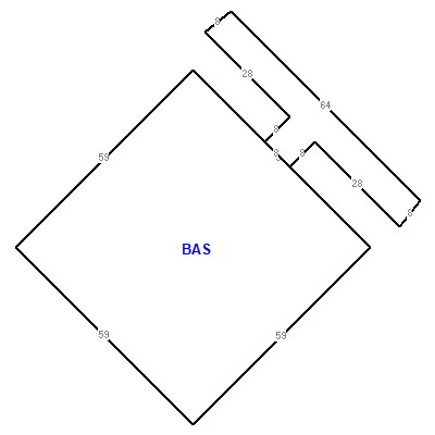 Building layout (traversing data) of this property