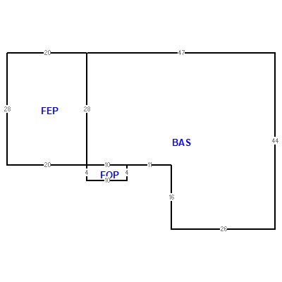 Building layout (traversing data) of this property