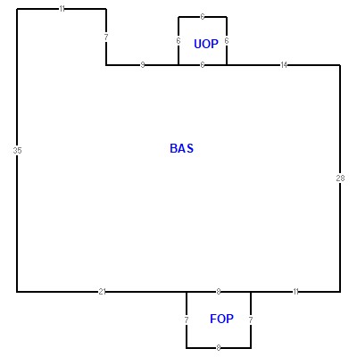 Building layout (traversing data) of this property
