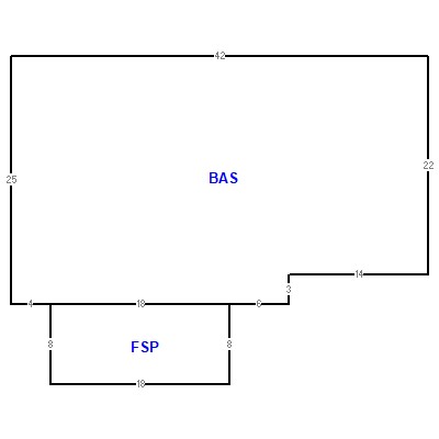 Building layout (traversing data) of this property