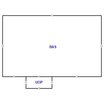 Building layout (traversing data) of this property