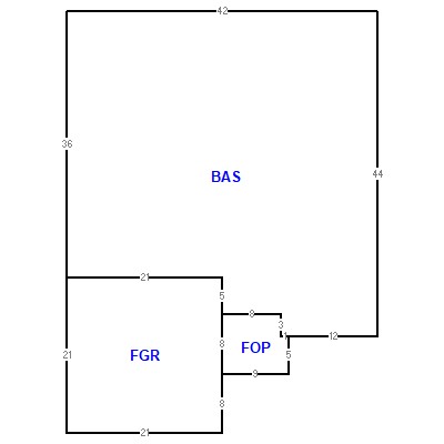 Building layout (traversing data) of this property