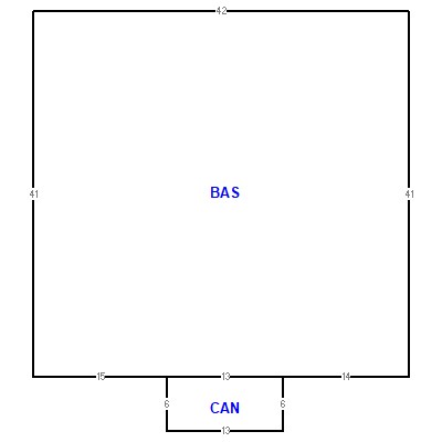 Building layout (traversing data) of this property